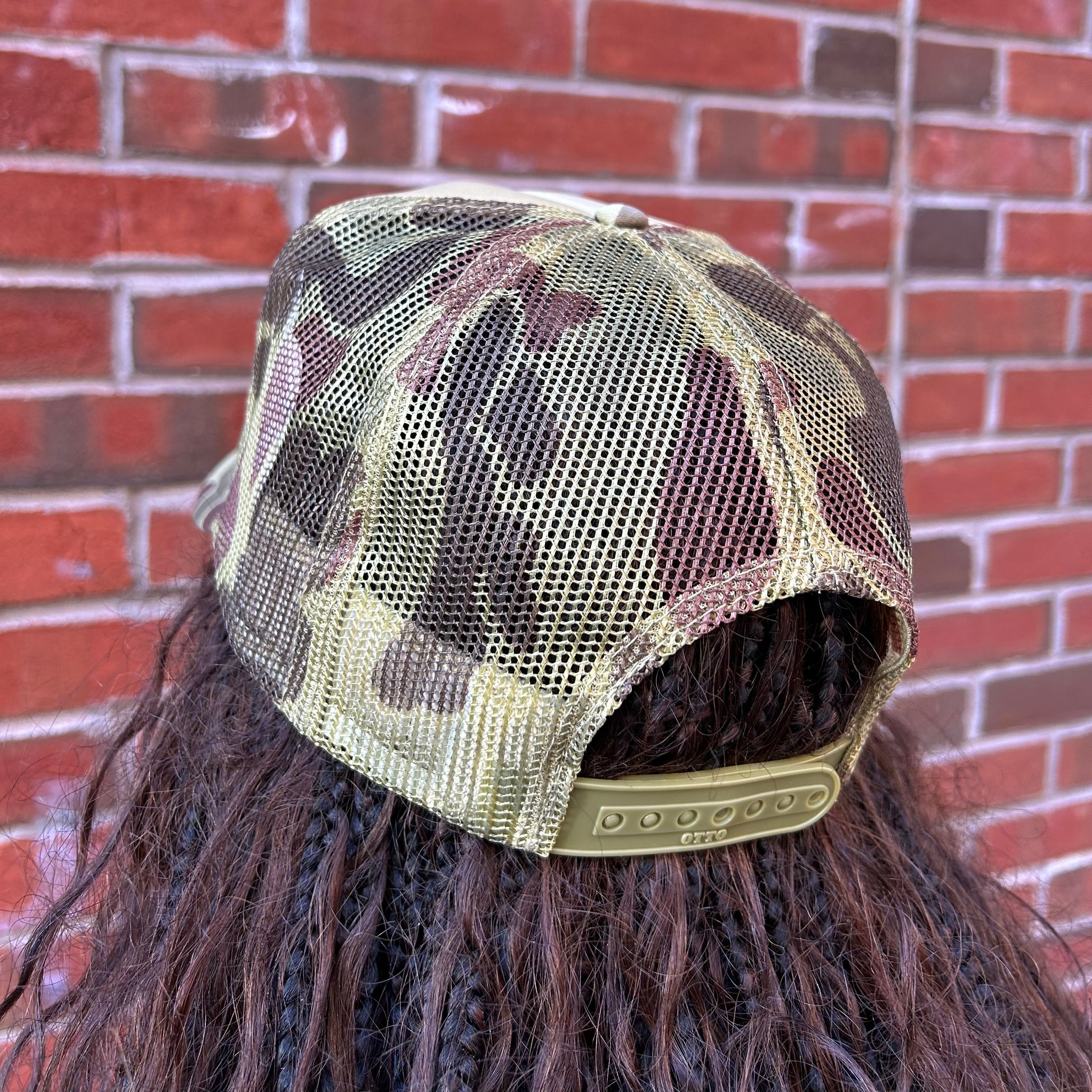 Sweet Chick Records Trucker Hat - Olive Camo