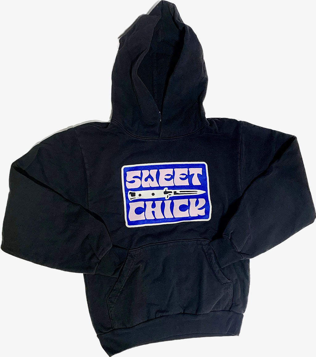 Switchblade Hoodie - Blue and Pink